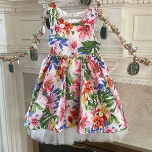 Couture Princess Toddler Floral Dress size 4